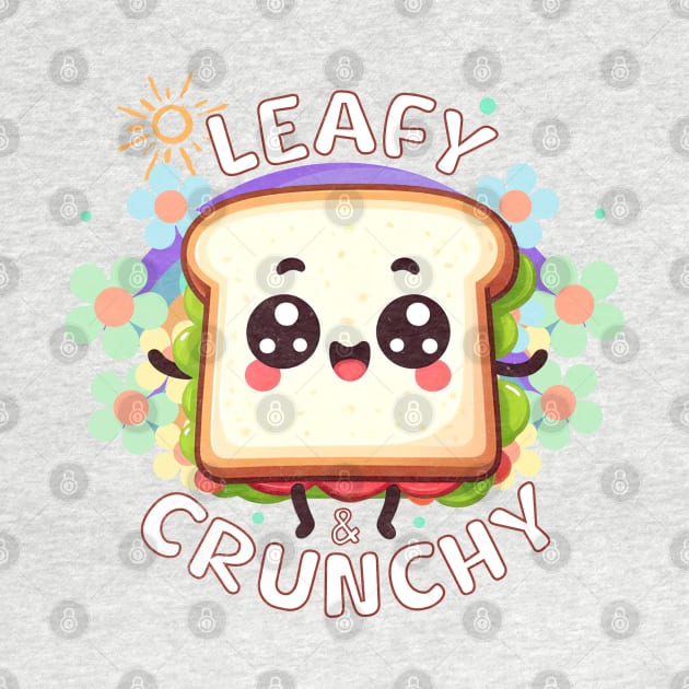 Sandwich Cute Leafy & Crunchy by alcoshirts